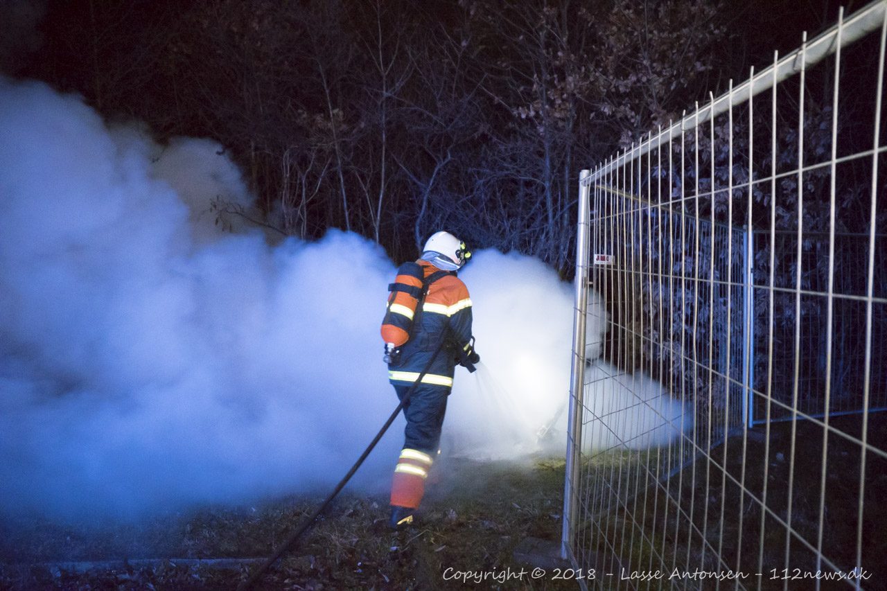 Brandslukning på Motalavej nytåret 2018-2019