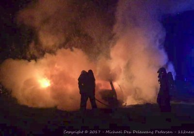 Mulig påsat brand ved forladt klubhus i Korsør.