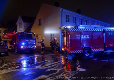 ild i frituregryde på Kruusesvej i Korsør.