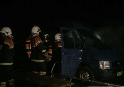 Kassebil sat i brand på Motalavej i Korsør nytårsaften.