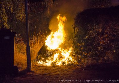 Brand i container på Tårnborgvej i Korsør