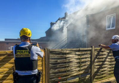 To gange på et døgn rykkede brandvæsnet ud til samme adresse