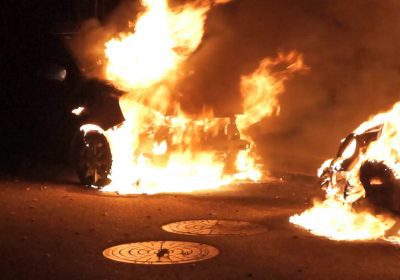 Endnu en påsat brand i biler ved Motalavej i Korsør giver føget indsats fra politiet