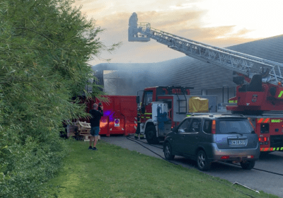 Storbrand afværget - Brand i industribygning i Slagelse