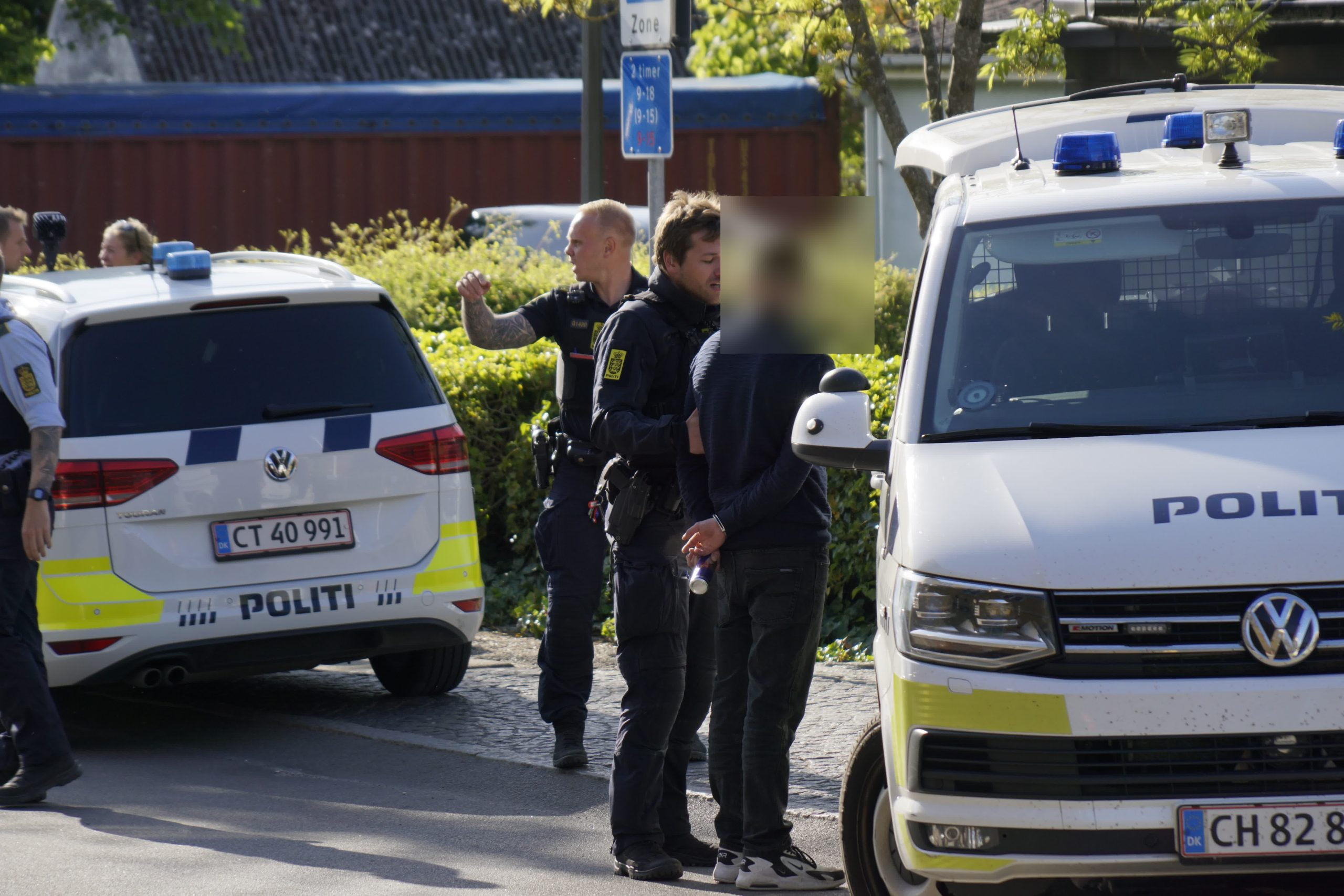 En person er blevet anholdt i forbindelse med en hændelse i det centrale Skælskør.