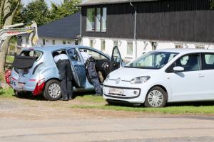Mindre færdselsuheld på Ringstedvej ved Kvanløse.