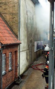 Voldsom brand i biograf i Nakskov