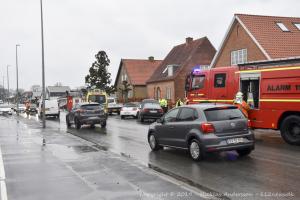 Solouheld på Østre Alle i Slagelse